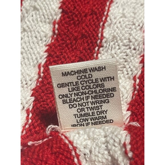 Moon & Madison Womens Patriotic Knit Cropped Tank USA Flag Design Size Small - Picture 6 of 7